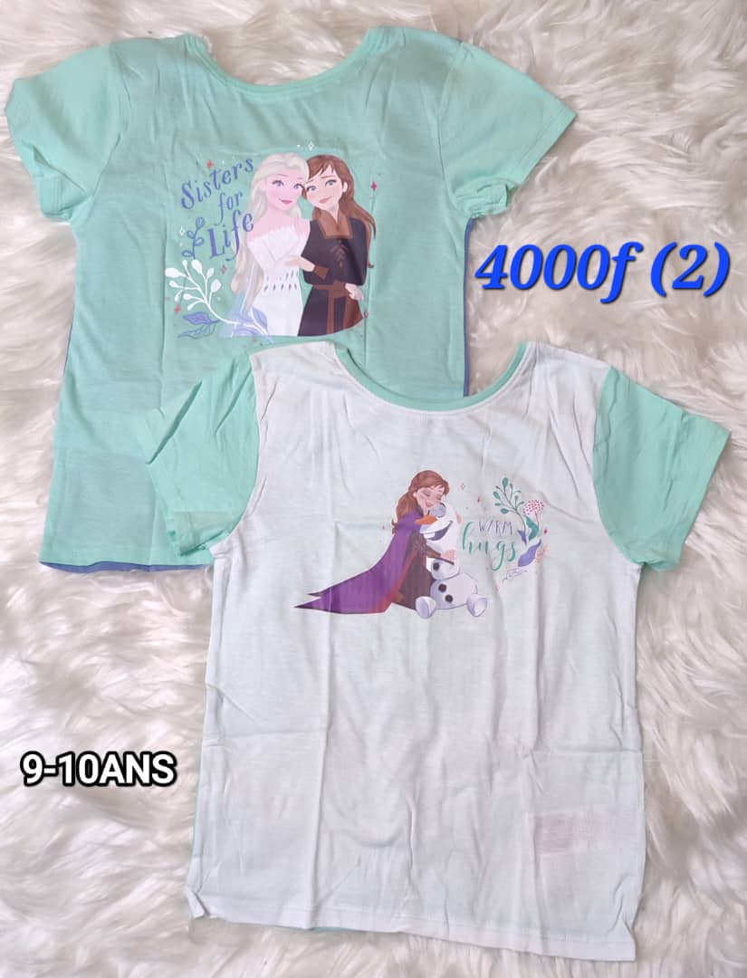 Lot de 2 T-shirts Féeriques