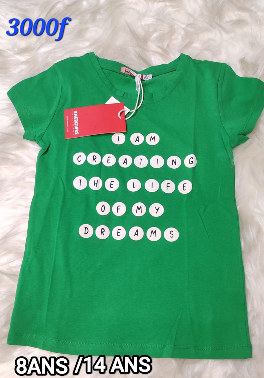 T-shirt Vert Creating My Dreams (16 ans)