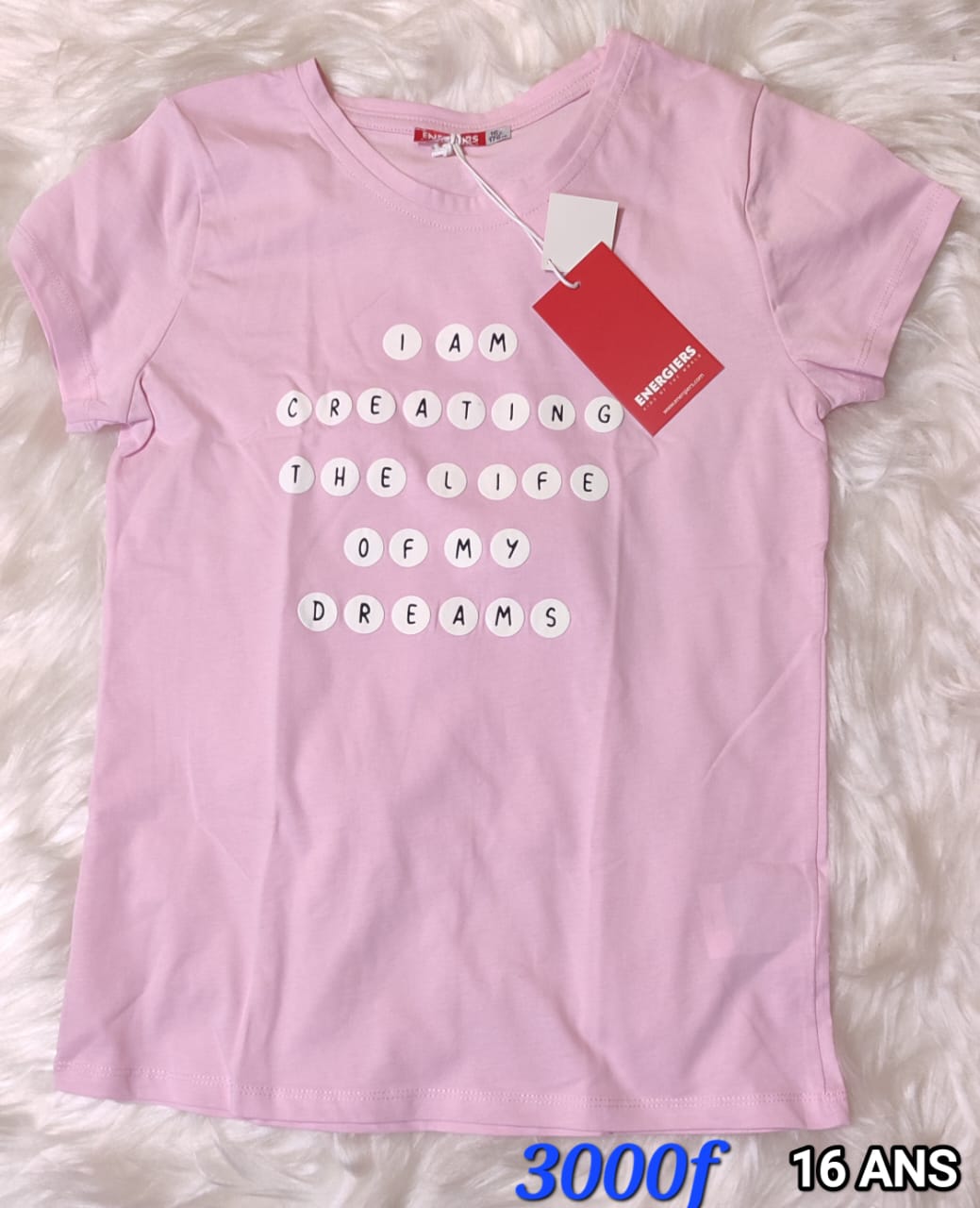 T-shirt Rose Creating My Dreams (16 ans)