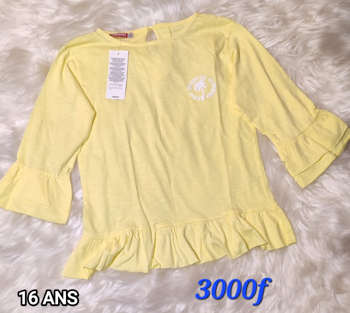 Haut Jaune Soleil Better Days ( 16 ans)